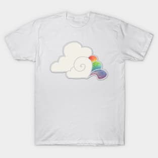 Watercolor Rainbow Cloud T-Shirt